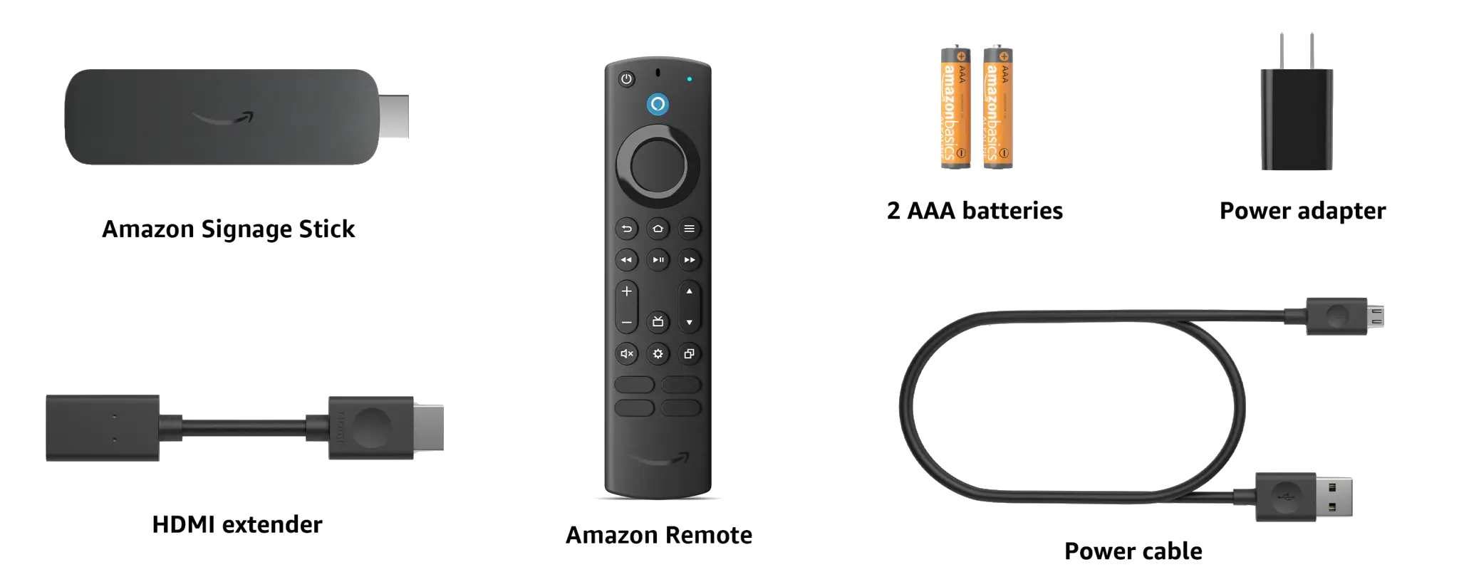 All components in the box comming with the Stick