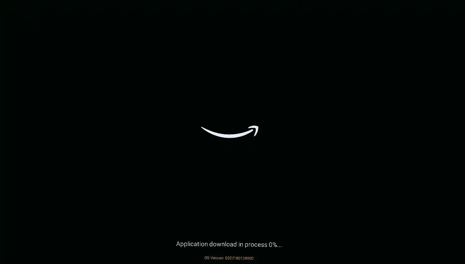 Amazon logo screen