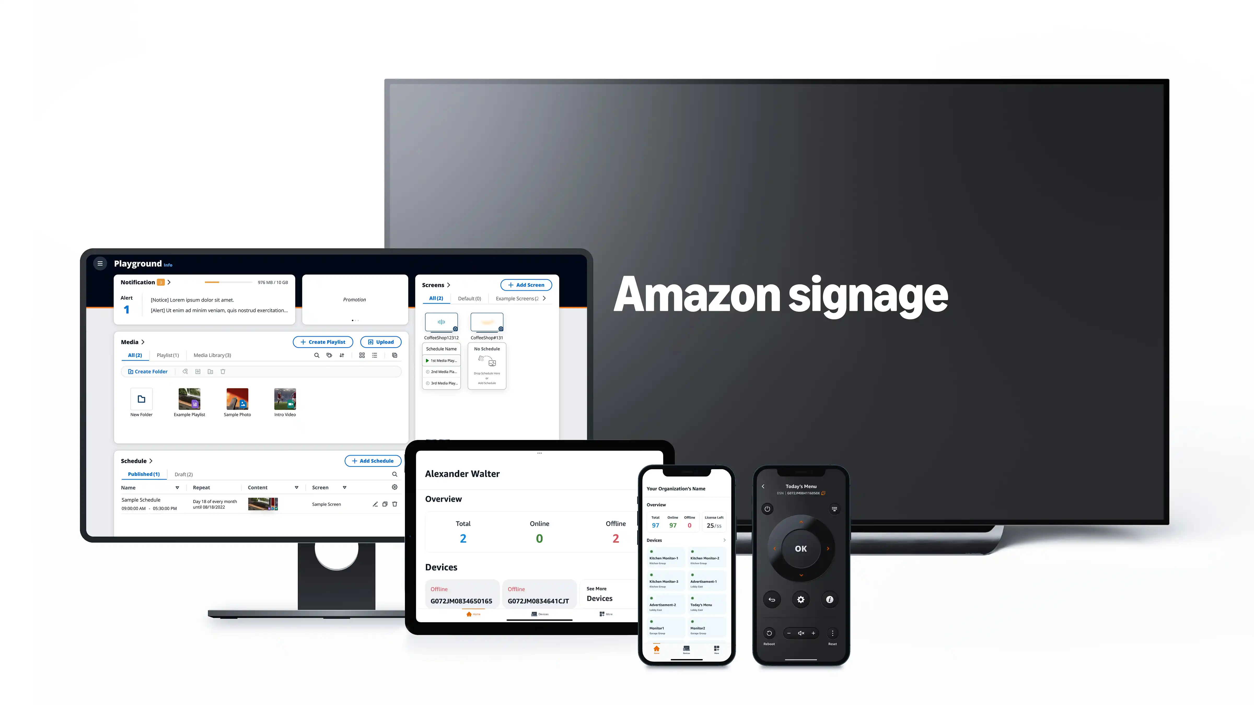 Amazon Signage Stick