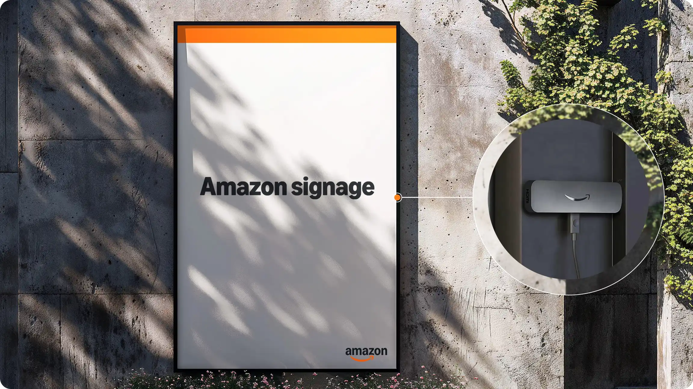 Amazon Signage Stick