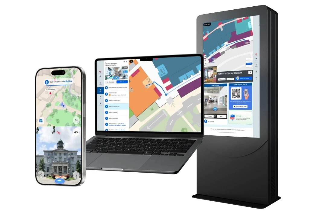 Digital Wayfinding solution with Eye-In