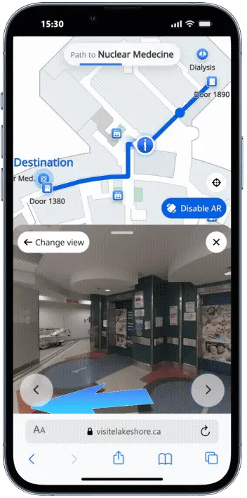 Augmented reality wayfinding on mobile