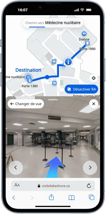 Augmented reality wayfinding on mobile