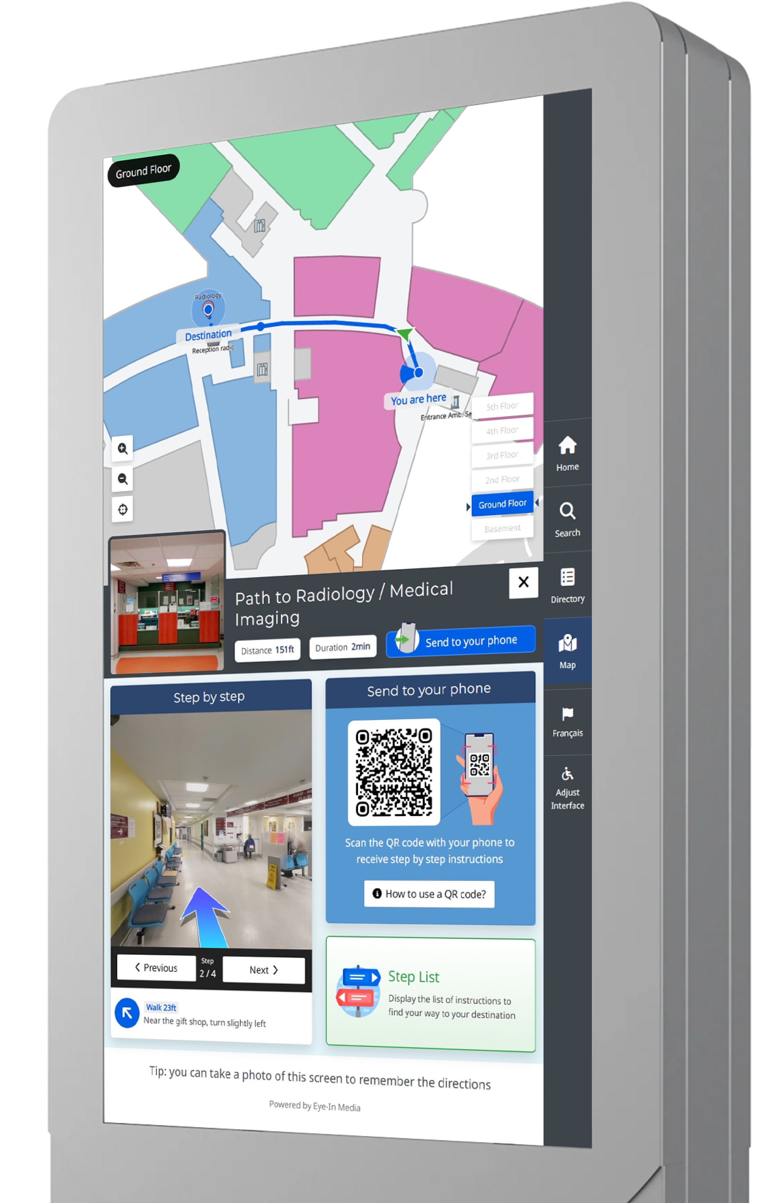 Wayfinding Kiosk Mockup