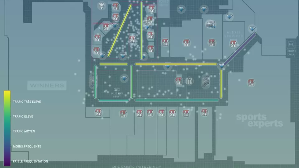 Cisco CMX and Meraki geolocation heatmap